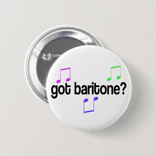 Got Bariton-Musik-Knopf Button (Vorne & Hinten)