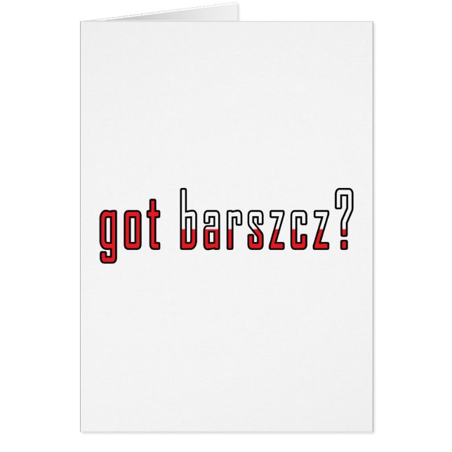 got barszcz? Flagge (Vorne)
