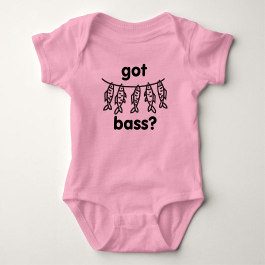 got Baß Baby Strampler (Vorderseite)