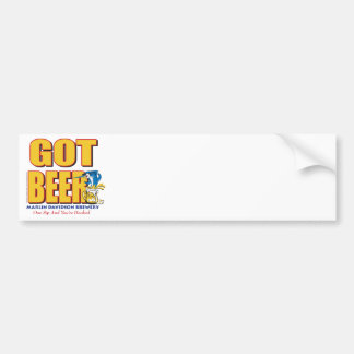 GOT-BEER-Crazy Autoaufkleber