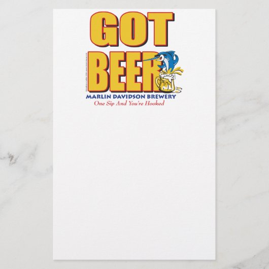 GOT-BEER-Crazy Briefpapier (Vorderseite)