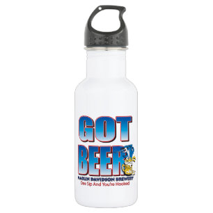 Got Beer Marlin Davidsons Edelstahlflasche