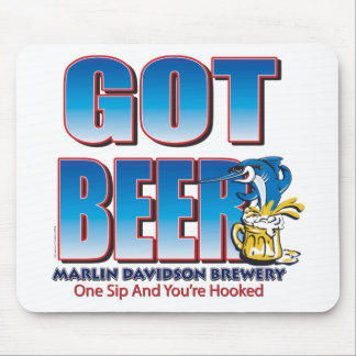 Got Beer Marlin Davidsons Mousepad