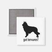 Got belgische Tervuren Magnet (Vorderseite/Rückseite)
