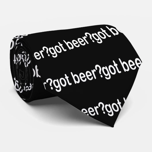 Got Bier? Krawatte (Gerollt)