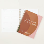 Got Big Plans Moderner geometrischer Boho-Kreis Planer (Anzeige)