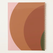 Got Big Plans Moderner geometrischer Boho-Kreis Planer (Rückseite)