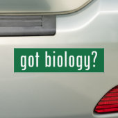 got Biologie? Autoaufkleber (Auf Auto)