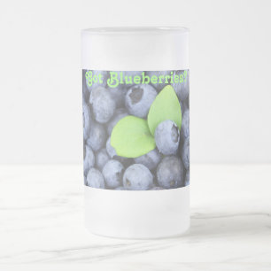 Got Blaubeeren? Mattglas Bierglas