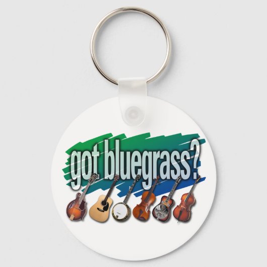 "Got Bluegrass?" Schlüsselanhänger (Vorderseite)