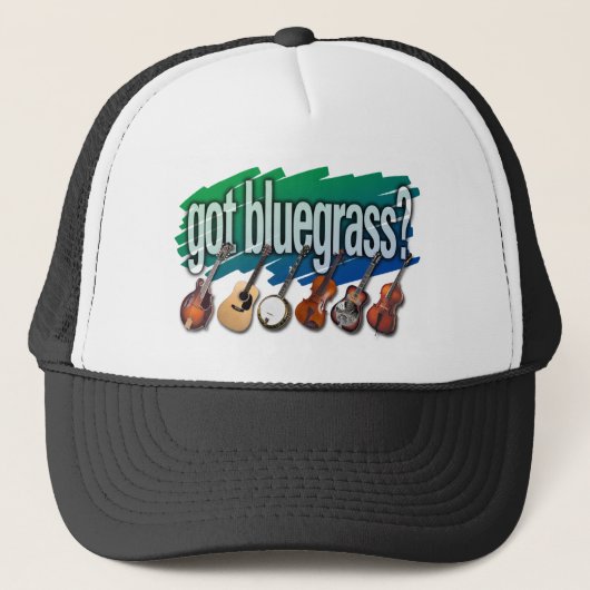 "Got Bluegrass? " Truckerkappe (Vorderseite)