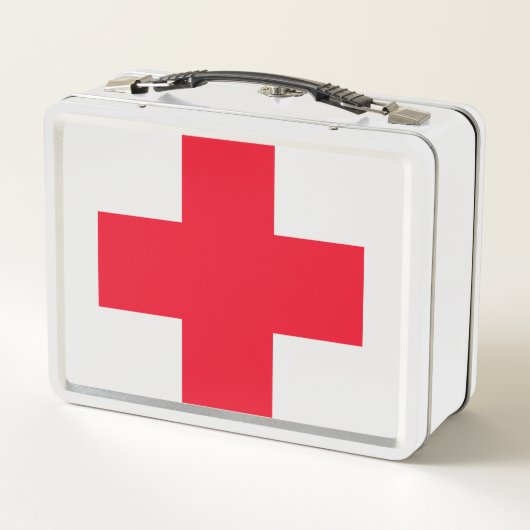 Got Blut? Erste Hilfe Kit Metalldose Metall Brotdose (Rückseite)