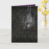 Got Blut? Halloween-Karte Karte (Gelbe Blume)