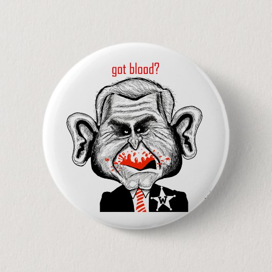 Got Blut? Knopf Button (Vorderseite)