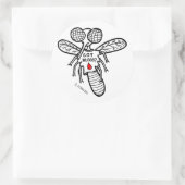 Got Blut? Runder Aufkleber (Tasche)
