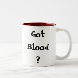 Got Blut? Zweifarbige Tasse