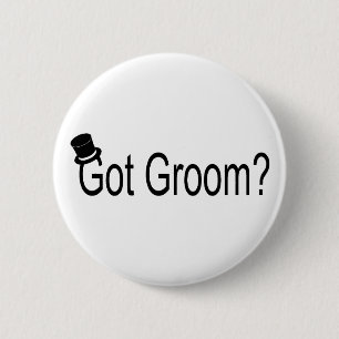 Got Bräutigam (Spitzenhut) Button