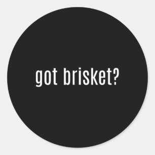 Got Brisket Grillen Runder Aufkleber