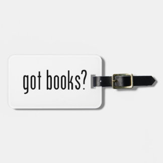 got Bücher? Gepäckanhänger