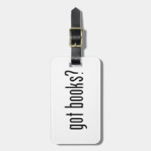 got Bücher? Gepäckanhänger (Vorderseite vertikal)