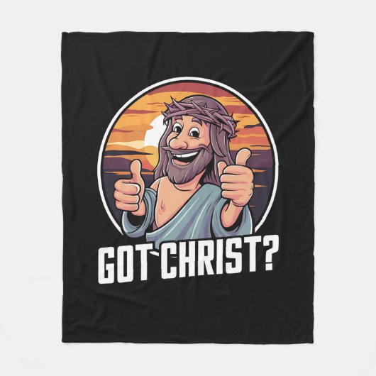 Got Buddy a Christi Weihnachten Jesus Religiös Fleecedecke (Vorderseite)