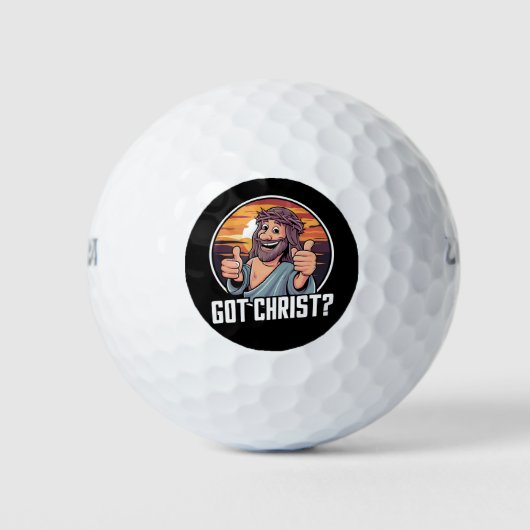 Got Buddy a Christi Weihnachten Jesus Religiös Golfball (Vorderseite)