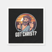 Got Buddy a Christi Weihnachten Jesus Religiös Serviette (Vorderseite)