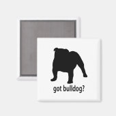 Got Bulldog Magnet (Vorderseite/Rückseite)