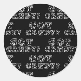 Got Candy? Halloween Runder Aufkleber