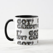 Got Candy? Schwarz-Weiß-Skulls Weicher Halloween Tasse (Links)