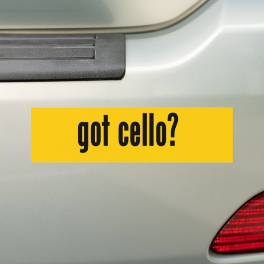 got Cello? Autoaufkleber (Auf Auto)