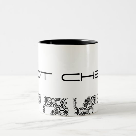 got Chai? Zweifarbige Tasse (Mittel)