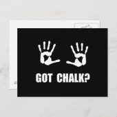 Got Chalk Postkarte (Vorne/Hinten)