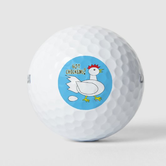 Got Chickens? Golfball (Vorderseite)