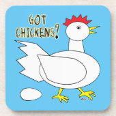 Got Chickens? Untersetzer (Vorderseite)