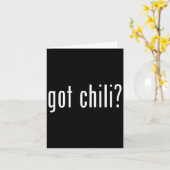 Got Chili Funny Grillen Cook Off Karte (Gelbe Blume)