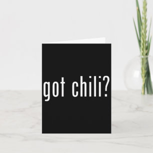Got Chili Funny Grillen Cook Off Karte