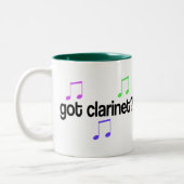 Got Clarinet Zweifarbige Tasse (Links)