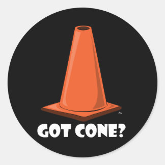 GOT CONE 1t Runder Aufkleber