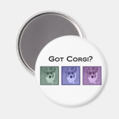 Got Corgi? Niedlich Corgis Magnet (Vorderseite/Rückseite)
