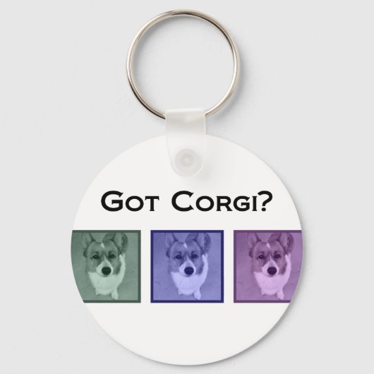 Got Corgi? Niedlich Corgis Schlüsselanhänger (Vorderseite)