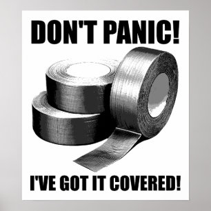 Got Covered Funny Poster