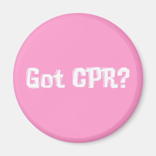 Got CPR-Geschenke Magnet (Vorne)