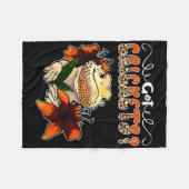 Got Cricket Flowers Cute Bearded Dragon Reptile Lo Fleecedecke (Vorderseite (Horizontal))