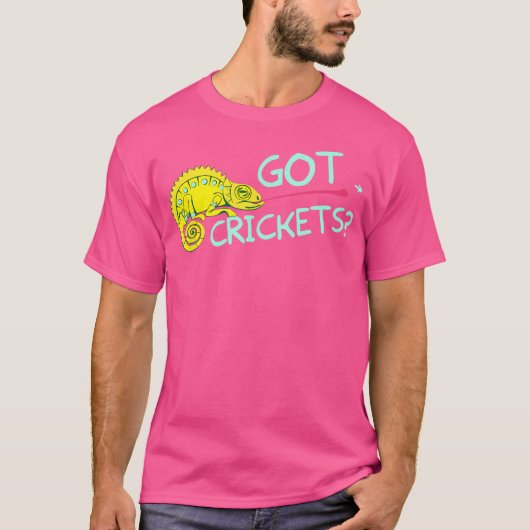 Got Crickets Chameleon T-Shirt (Vorderseite)