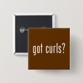 Got Curls? Button (Vorne & Hinten)