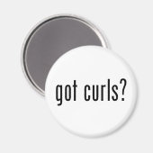 Got Curls? Magnet (Vorderseite/Rückseite)