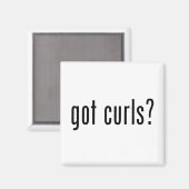 Got Curls? Magnet (Vorderseite/Rückseite)