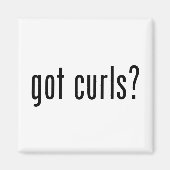 Got Curls? Magnet (Vorne)