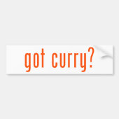 got Curry? Autoaufkleber (Vorne)